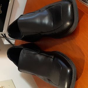 Borelli Matthew Black Square Toe Dress Shoes